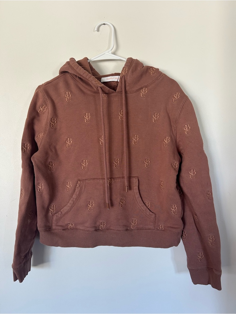 See By Chloe Dusty Rose Hoodie L